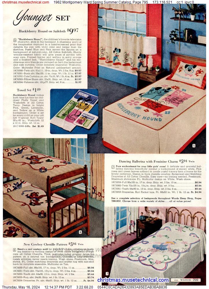 1962 Montgomery Ward Spring Summer Catalog, Page 795
