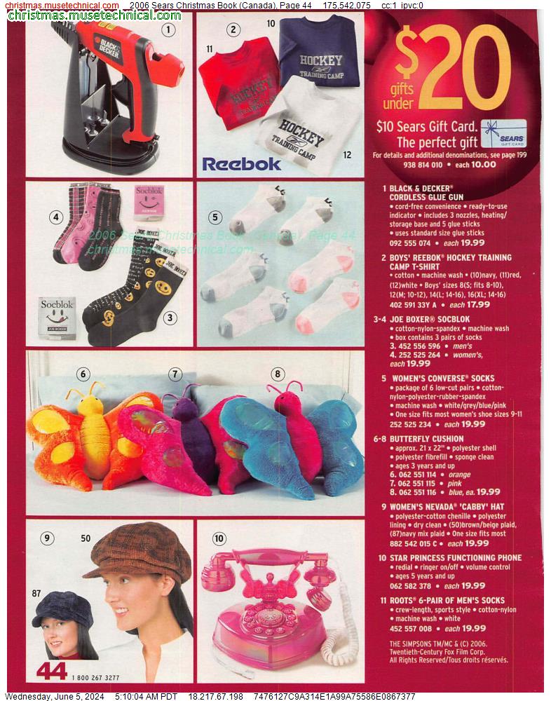 2006 Sears Christmas Book (Canada), Page 44