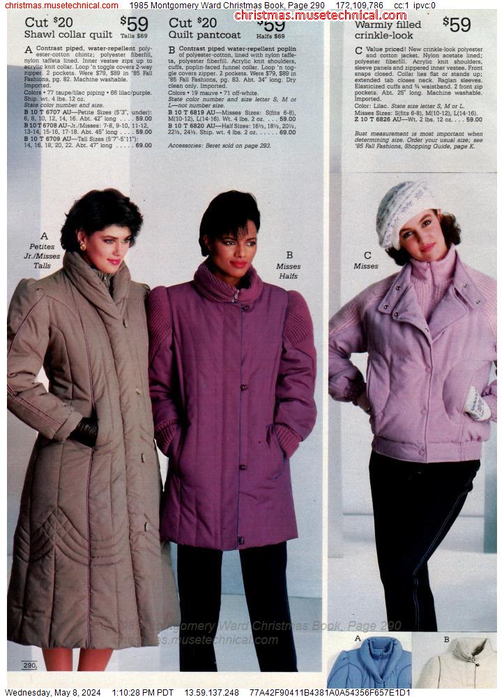 1985 Montgomery Ward Christmas Book, Page 290