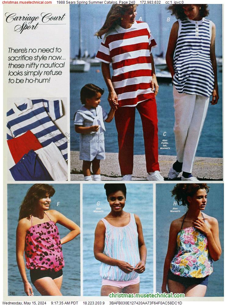 1988 Sears Spring Summer Catalog, Page 240
