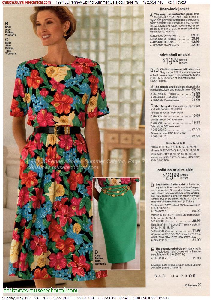 1994 JCPenney Spring Summer Catalog, Page 79