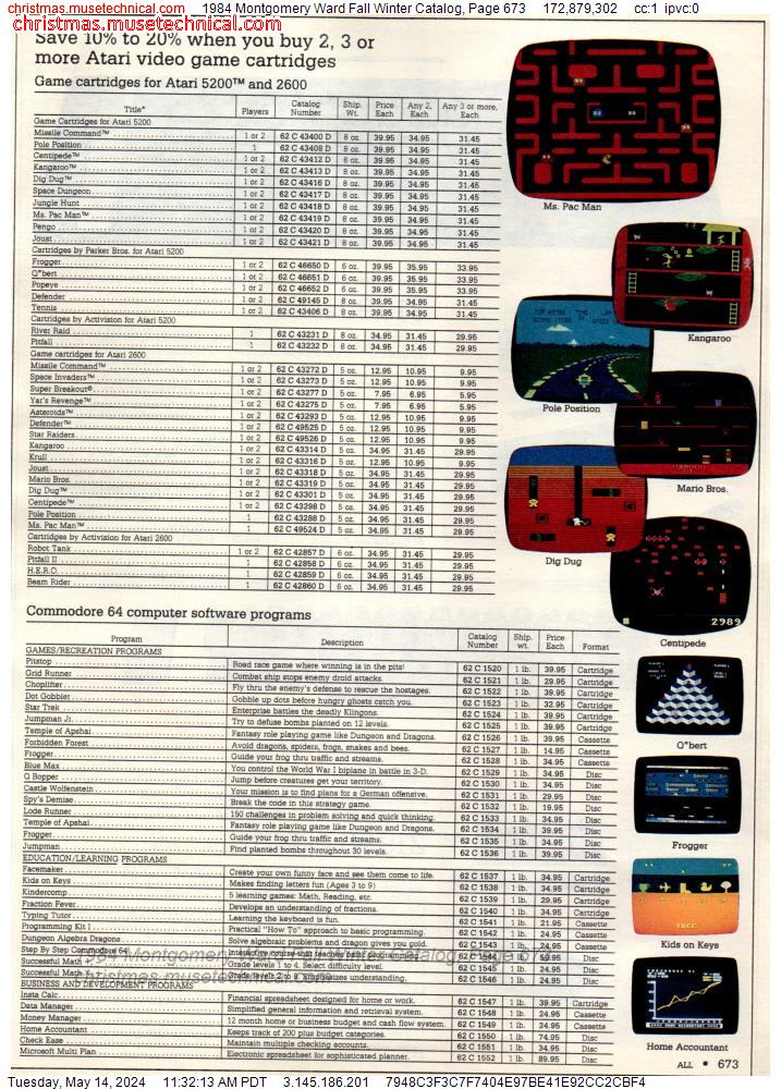 1984 Montgomery Ward Fall Winter Catalog, Page 673