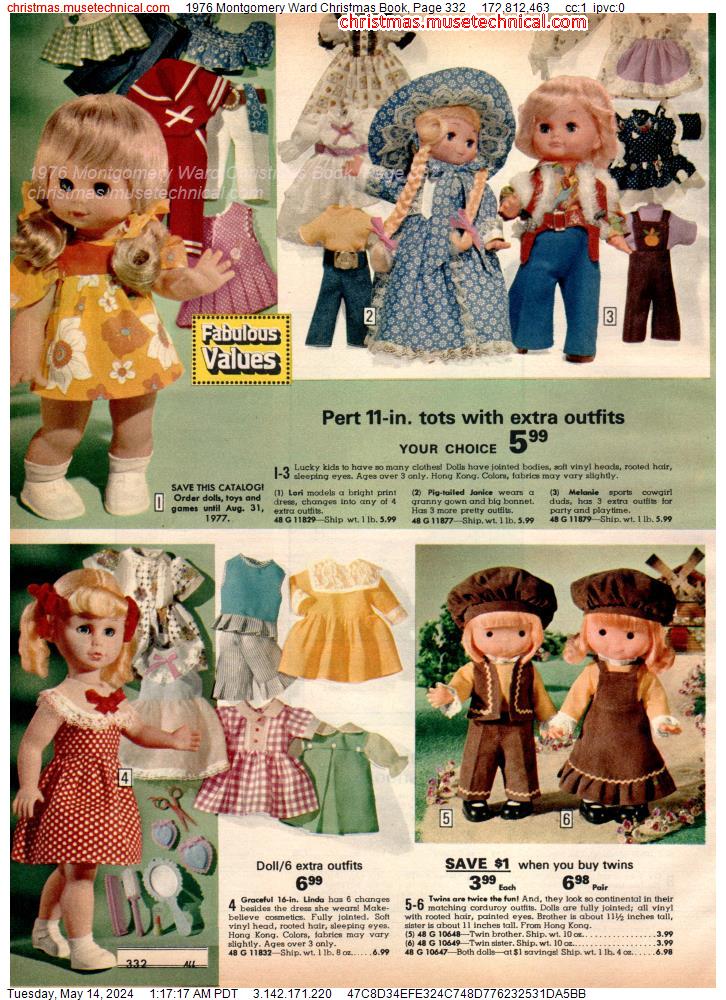 1976 Montgomery Ward Christmas Book, Page 332