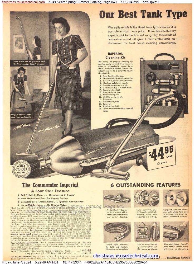 1941 Sears Spring Summer Catalog, Page 843