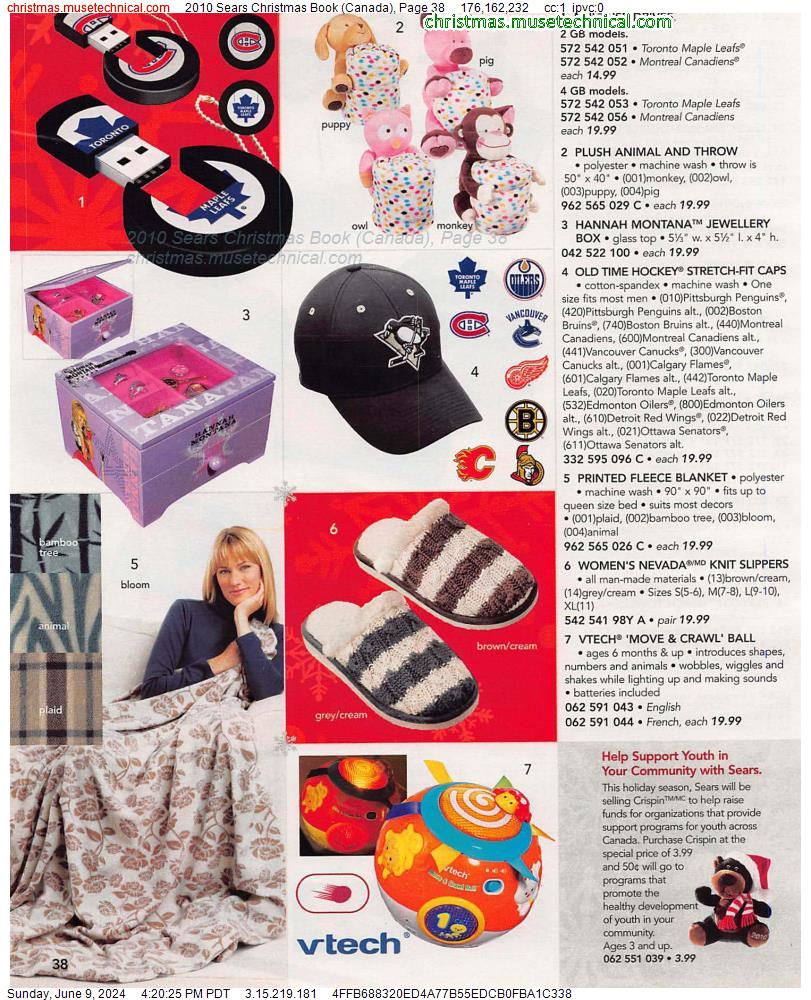 2010 Sears Christmas Book (Canada), Page 38