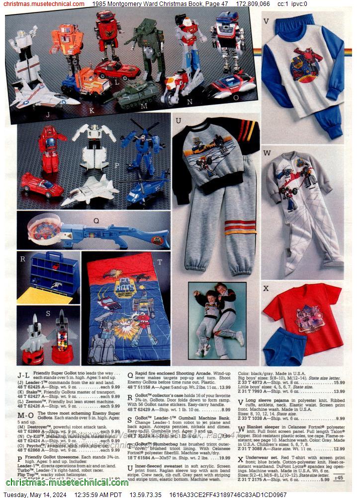 1985 Montgomery Ward Christmas Book, Page 47