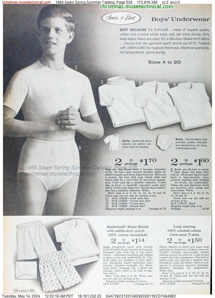 1966 Sears Spring Summer Catalog, Page 528