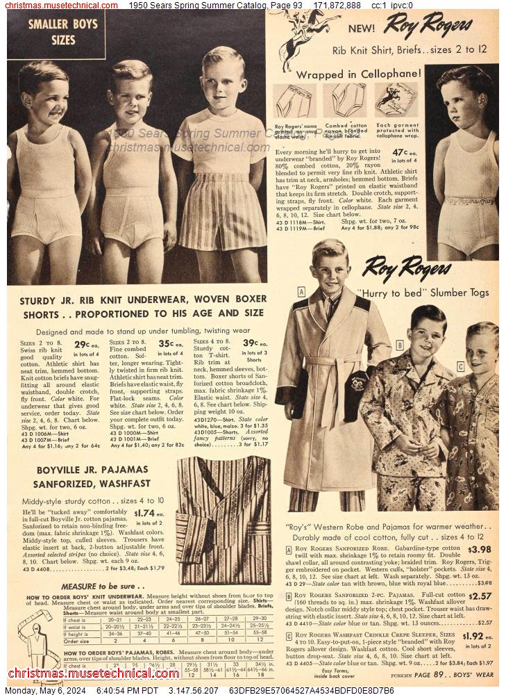 1950 Sears Spring Summer Catalog, Page 93
