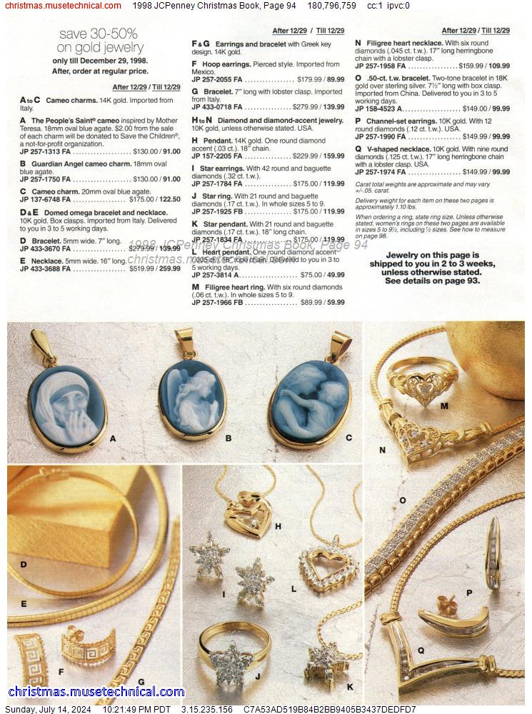 1998 JCPenney Christmas Book, Page 94
