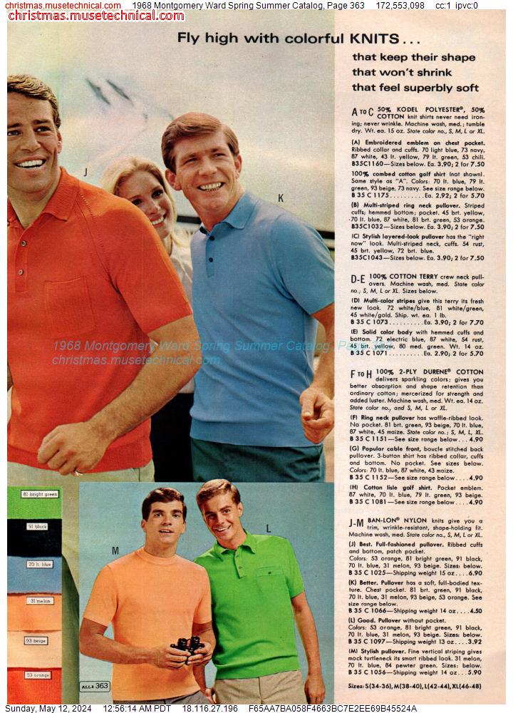 1968 Montgomery Ward Spring Summer Catalog, Page 363