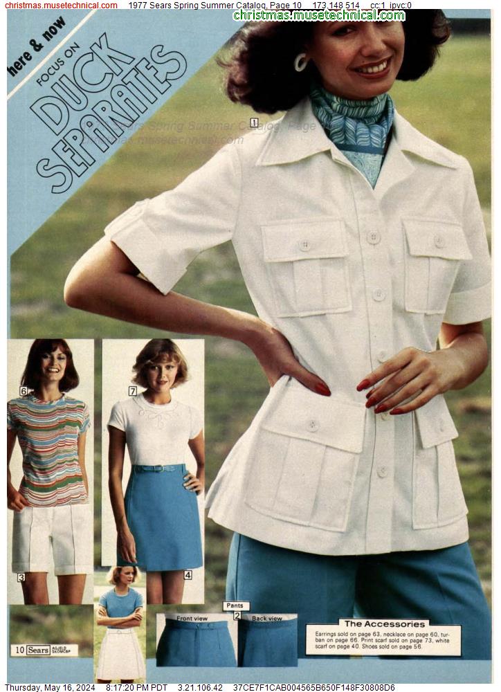 1977 Sears Spring Summer Catalog, Page 10
