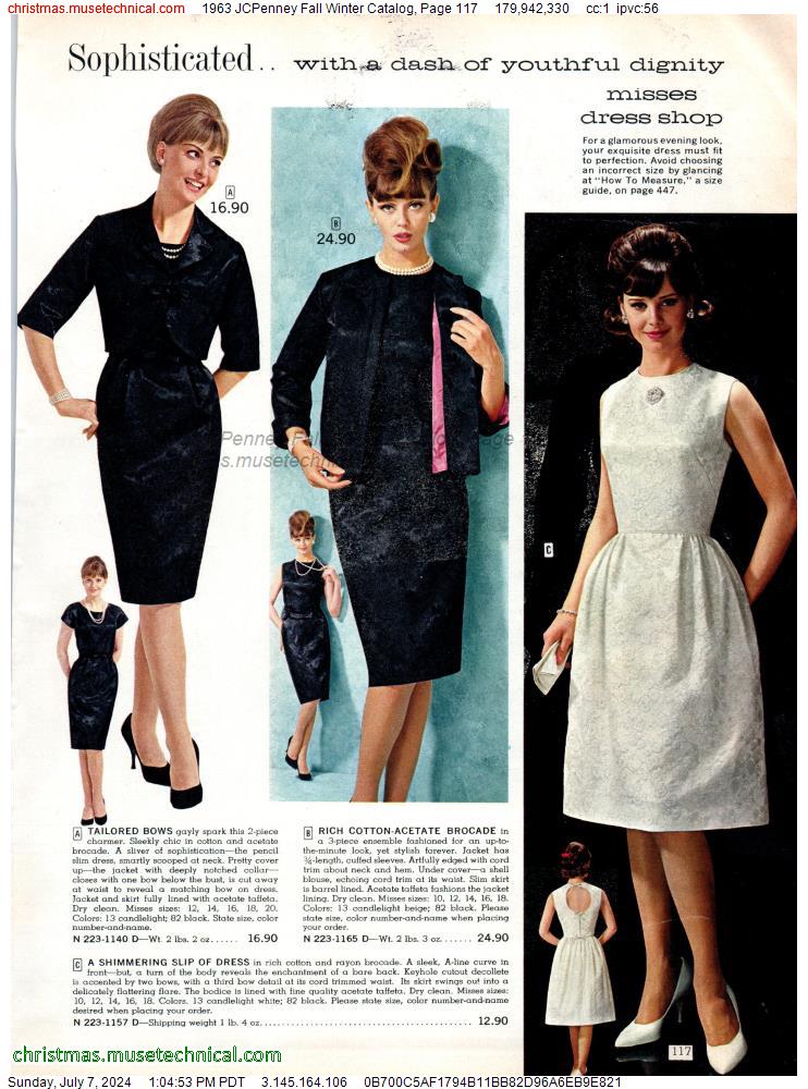 1963 JCPenney Fall Winter Catalog, Page 117