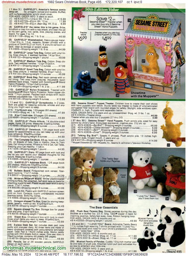 1982 Sears Christmas Book, Page 495