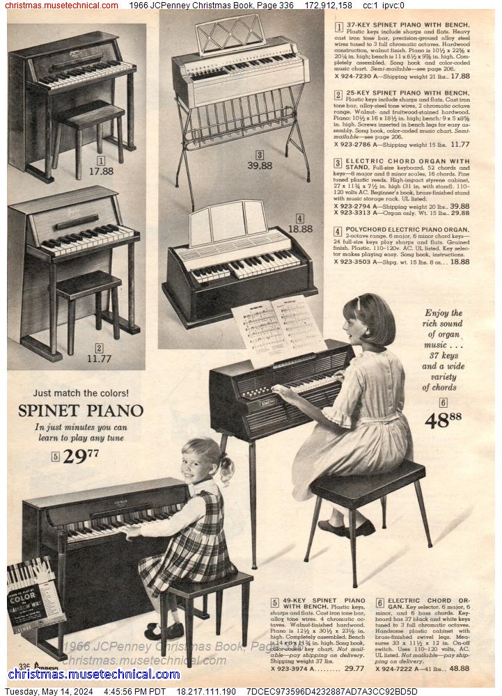 1966 JCPenney Christmas Book, Page 336