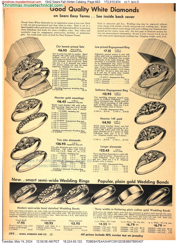 1942 Sears Fall Winter Catalog, Page 683
