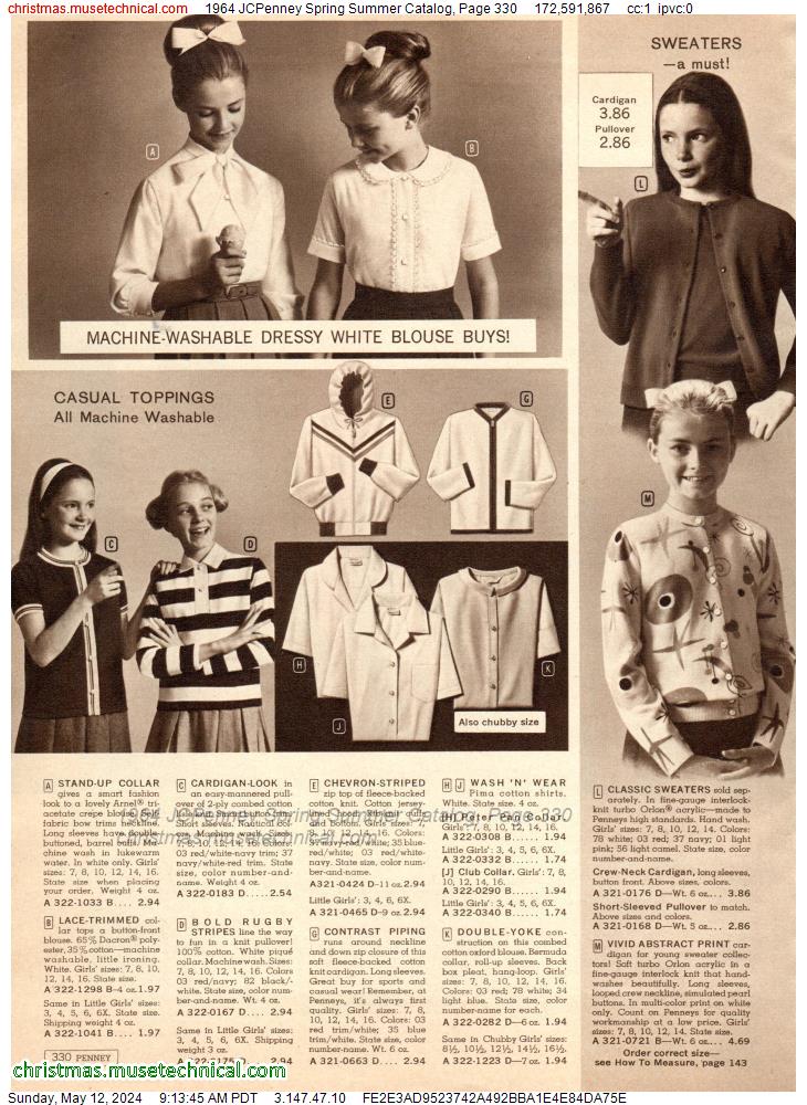 1964 JCPenney Spring Summer Catalog, Page 330