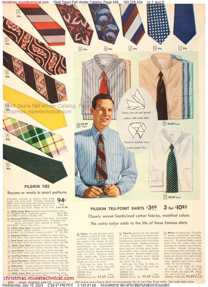 1948 Sears Fall Winter Catalog, Page 456