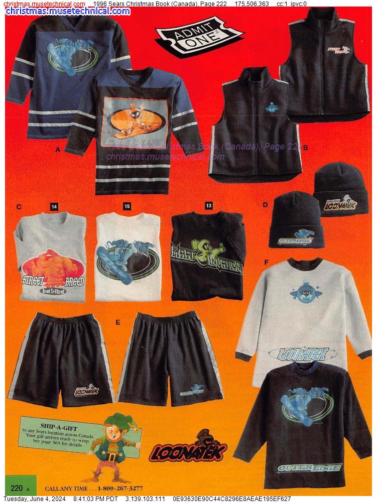 1996 Sears Christmas Book (Canada), Page 222