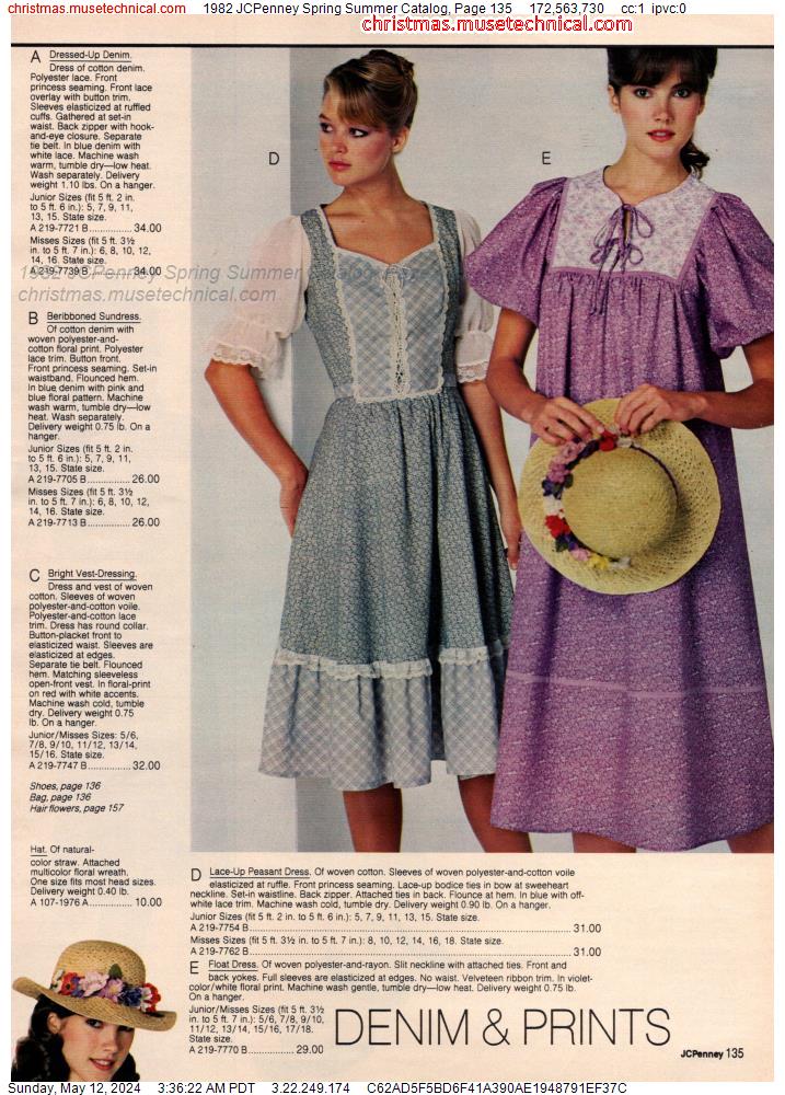 1982 JCPenney Spring Summer Catalog, Page 135