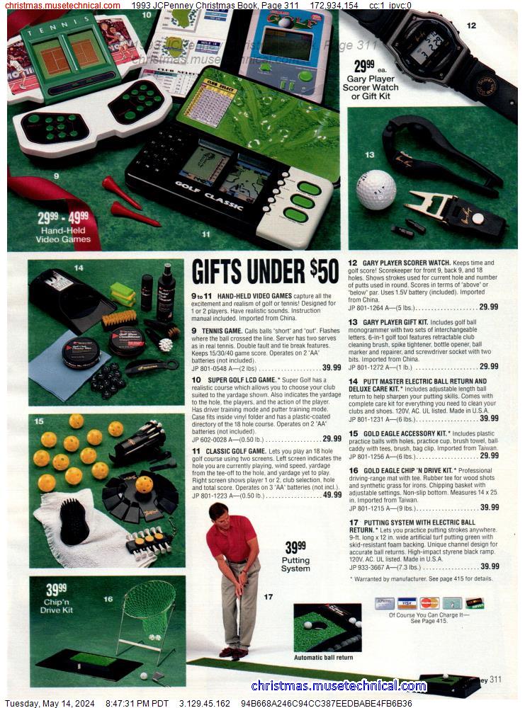 1993 JCPenney Christmas Book, Page 311