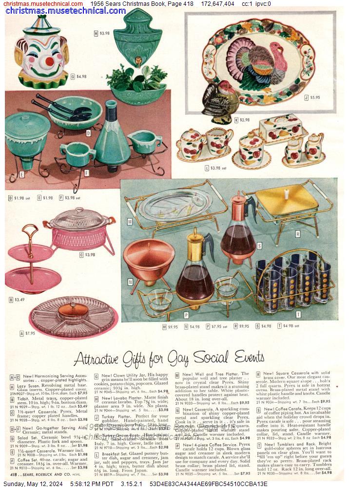 1956 Sears Christmas Book, Page 418
