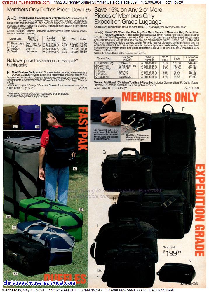 1992 JCPenney Spring Summer Catalog, Page 339