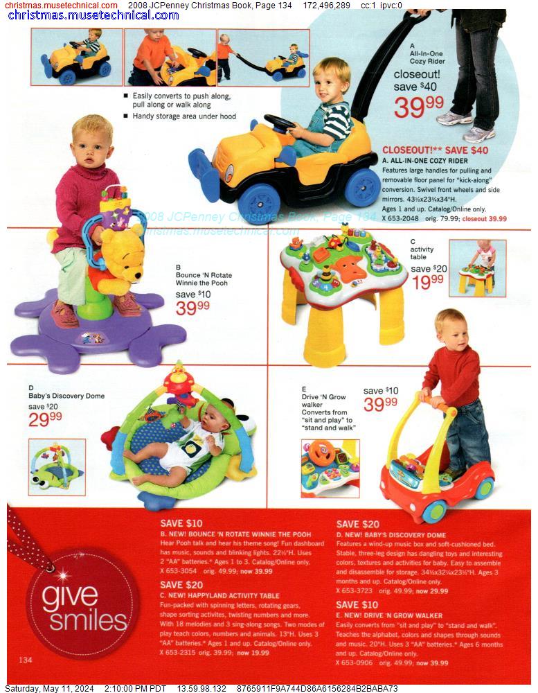 2008 JCPenney Christmas Book, Page 134