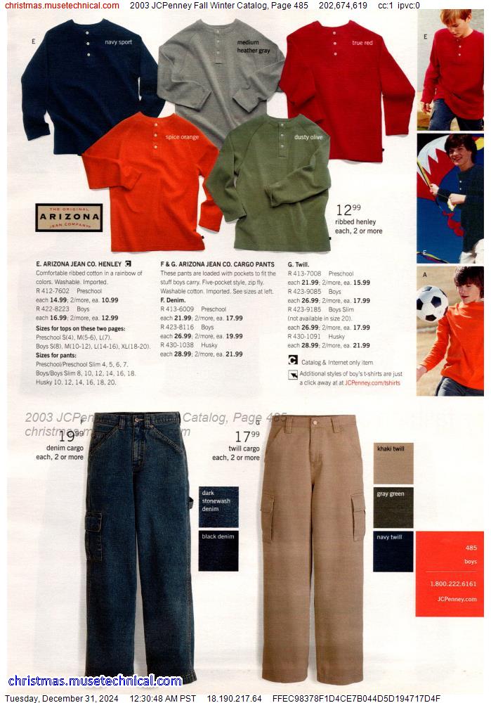 2003 JCPenney Fall Winter Catalog, Page 485