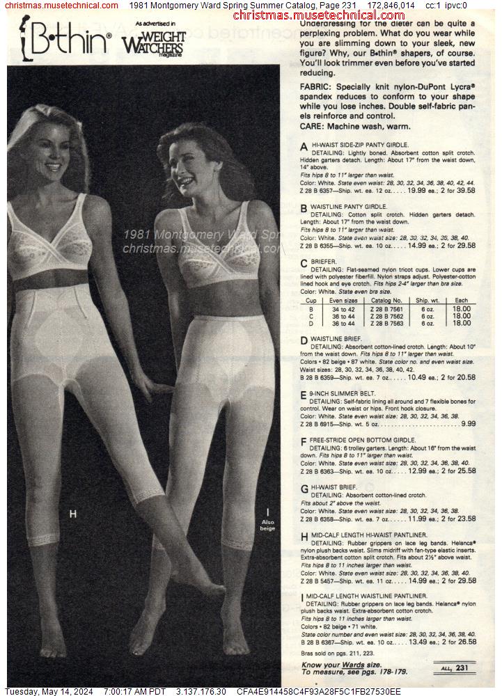 1981 Montgomery Ward Spring Summer Catalog, Page 231