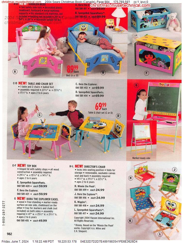 2004 Sears Christmas Book (Canada), Page 984