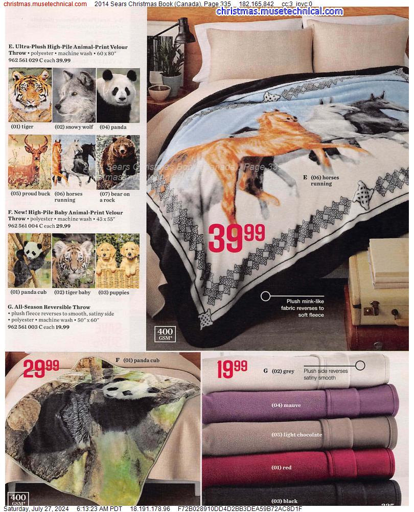 2014 Sears Christmas Book (Canada), Page 335