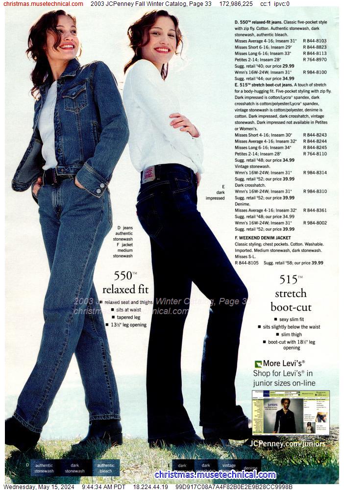 2003 JCPenney Fall Winter Catalog, Page 33