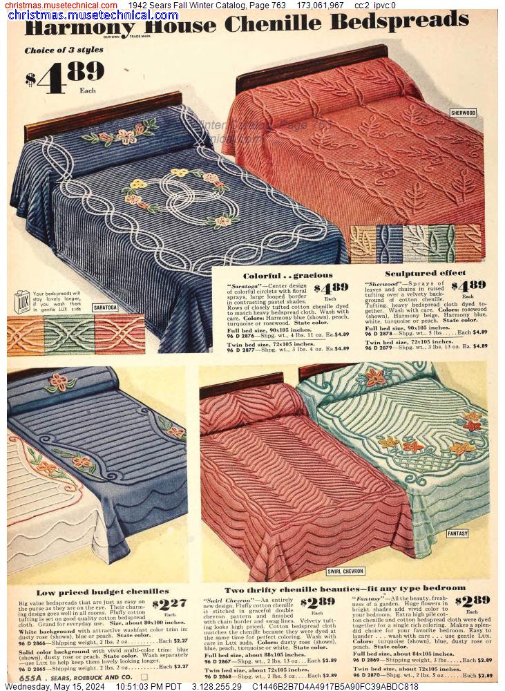 1942 Sears Fall Winter Catalog, Page 763