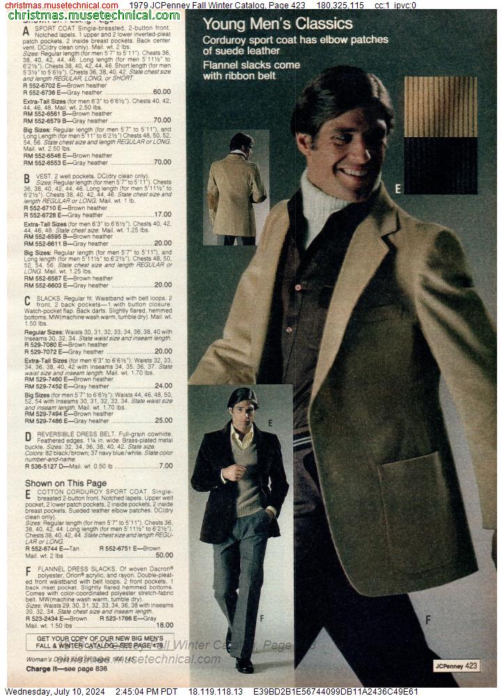 1979 JCPenney Fall Winter Catalog, Page 423