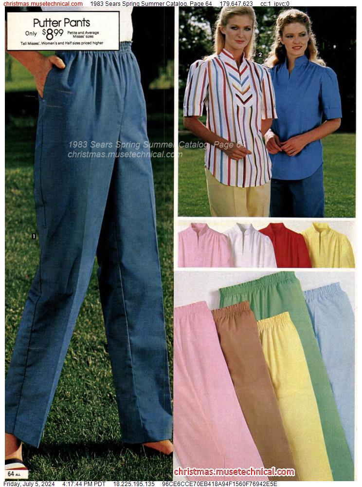1983 Sears Spring Summer Catalog, Page 64