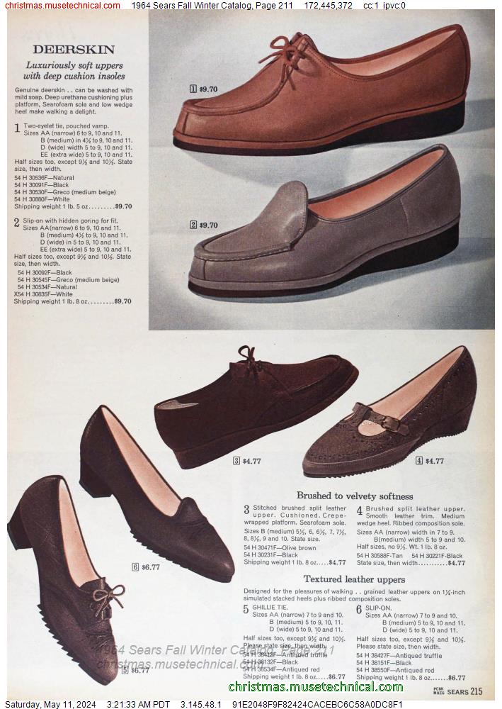 1964 Sears Fall Winter Catalog, Page 211