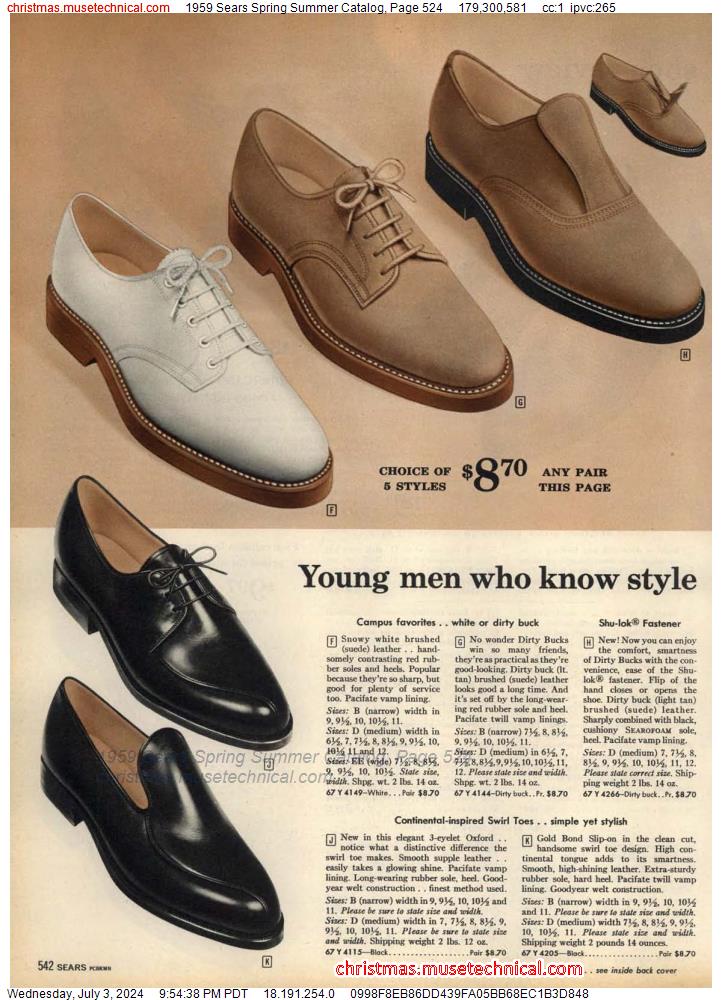 1959 Sears Spring Summer Catalog, Page 524