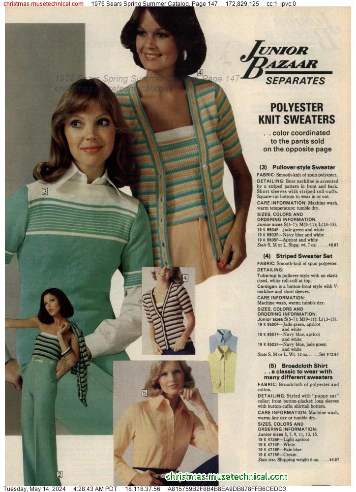 1976 Sears Spring Summer Catalog, Page 147