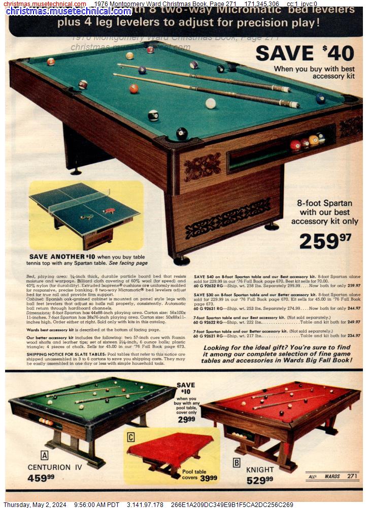 1976 Montgomery Ward Christmas Book, Page 271