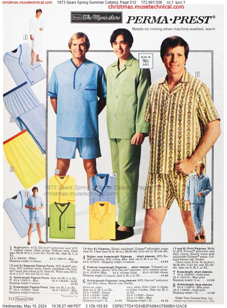 1973 Sears Spring Summer Catalog, Page 512