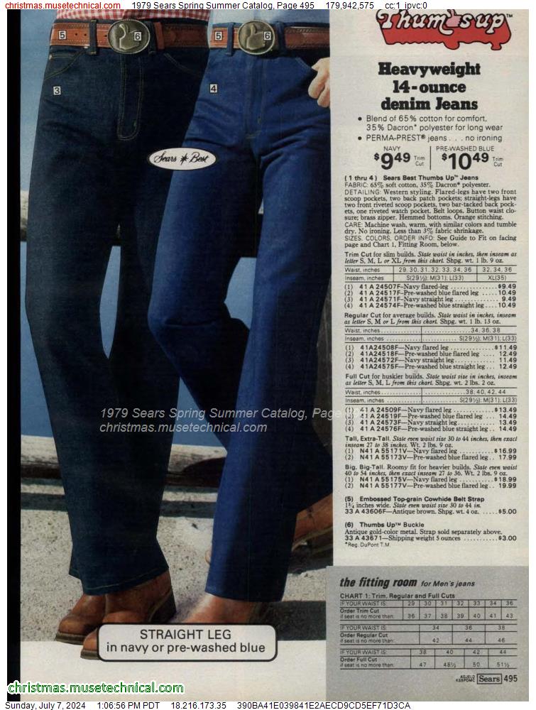 1979 Sears Spring Summer Catalog, Page 495