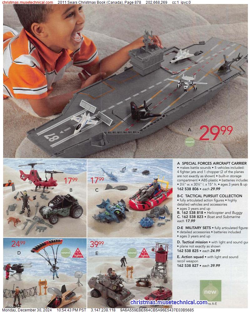 2011 Sears Christmas Book (Canada), Page 878