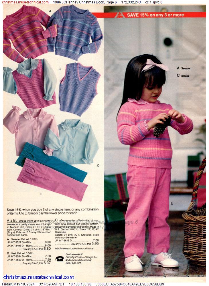 1986 JCPenney Christmas Book, Page 6