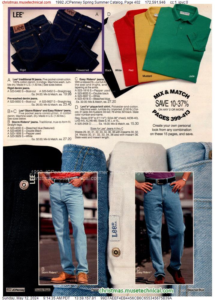 1992 JCPenney Spring Summer Catalog, Page 402