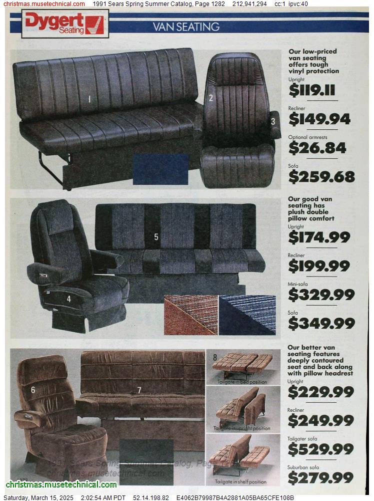 1991 Sears Spring Summer Catalog, Page 1282