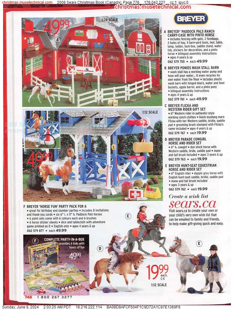 2008 Sears Christmas Book (Canada), Page 776