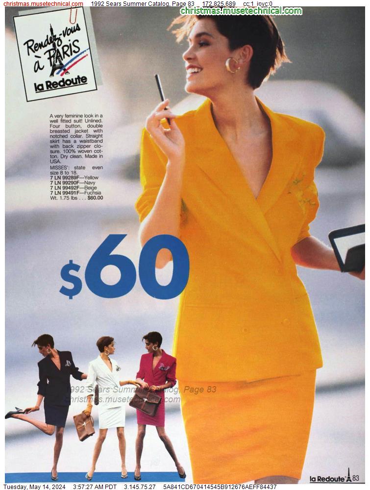 1992 Sears Summer Catalog, Page 83