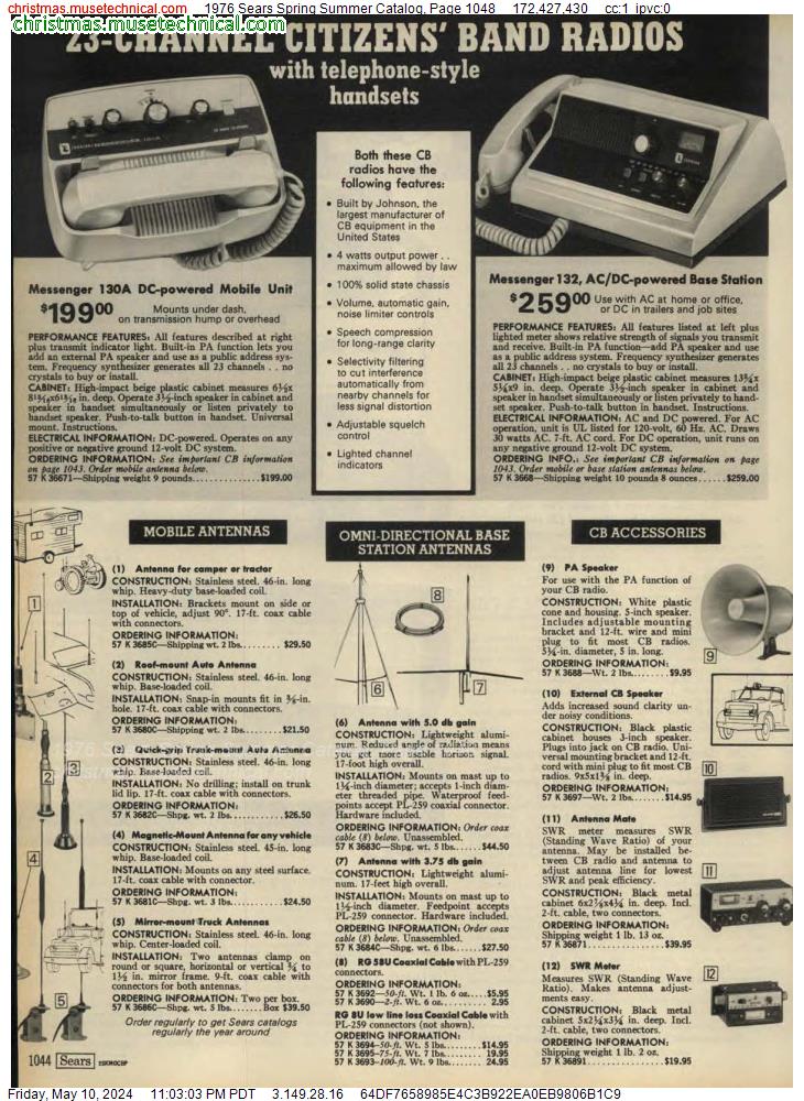 1976 Sears Spring Summer Catalog, Page 1048