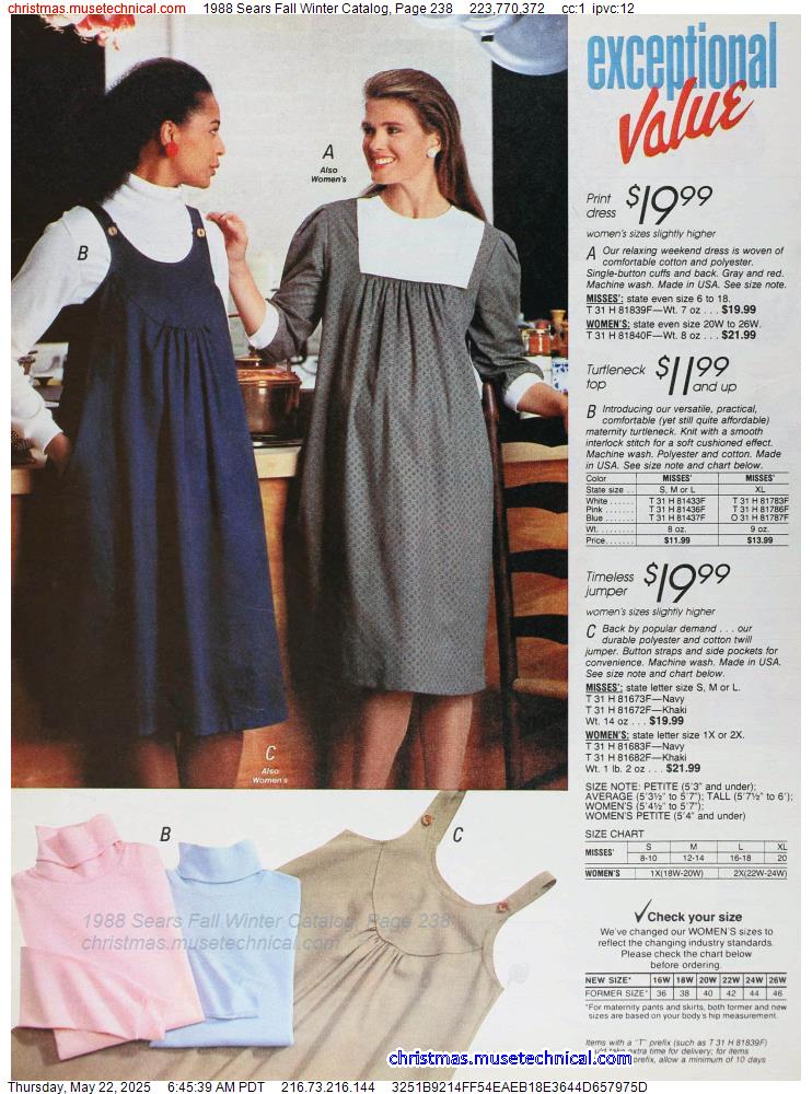 1988 Sears Fall Winter Catalog, Page 238