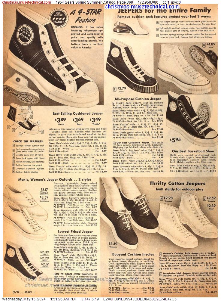 1954 Sears Spring Summer Catalog, Page 369